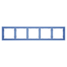 Изображение Рамка пластиковая VOLTUM S70 на 5 постов (деним)