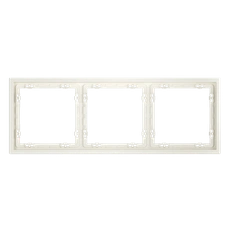 Изображение Рамка пластиковая VOLTUM S70 на 3 пост (хлопок)