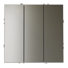 Изображение Выключатель встраиваемый VOLTUM S70 трехклавишный 10А (шелк)